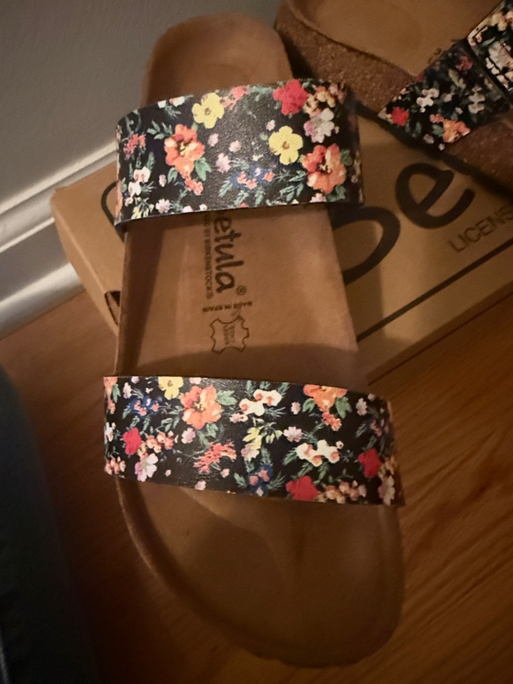 Birkenstock Betula made in Spain Quito Birko floral size 38 - Picture 2 of 8